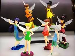 Set of Tinkerbell Cake Toppers