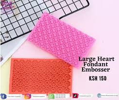 LARGE HEARTS FONDANT EMBOSSER