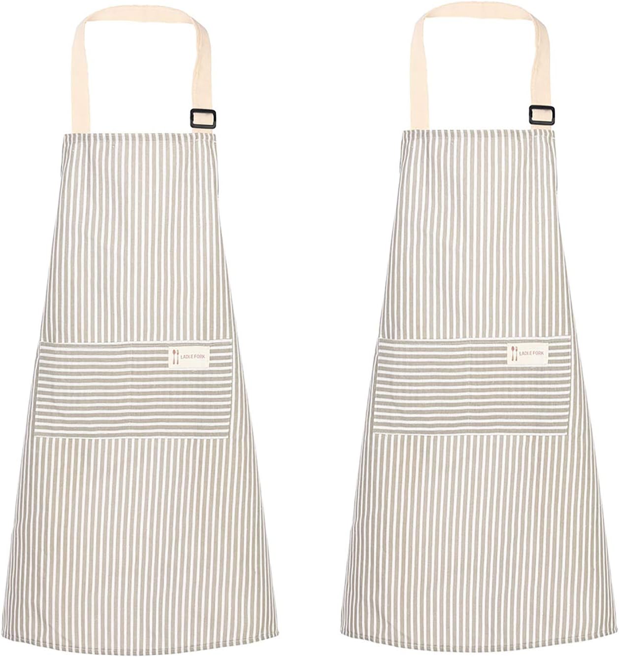 Apron – White Stripes | Professional Look, Everyday Comfort