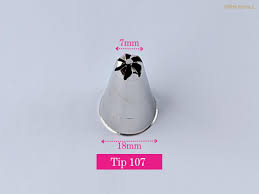 Decorating Nozzle Tips – Stainless Steel Icing Nozzles for Cakes, Cupcakes & Pastries