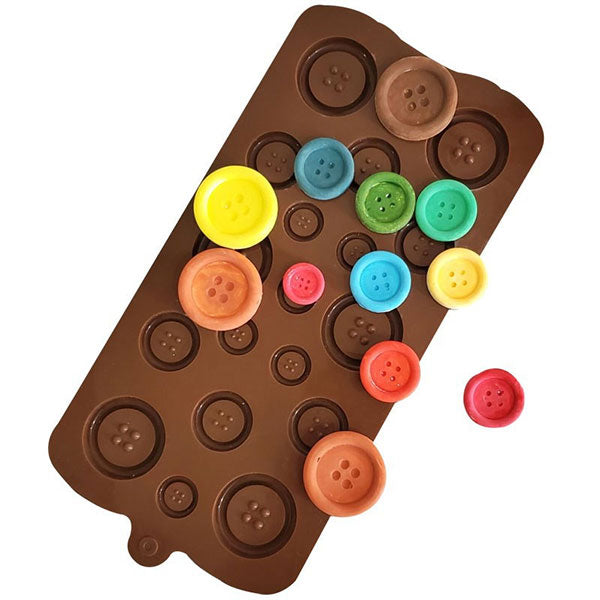 Silicone Button Mould – Create Cute Edible Buttons with Ease