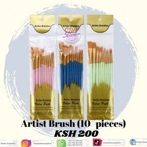 10 Piece Set Artist Brush – Precision Decorating Tools for Bakers & Crafters