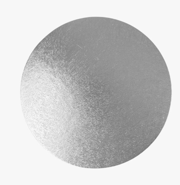 Silver Round Cake Board – Durable Base For Cakes & Pastries