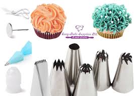 Cake Decorating Set – Icing Tips, Piping Bags & Tools for Cupcakes & Cakes