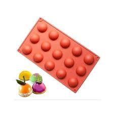 6 Hole Large Ball Shape Silicone Mold – Perfect for Creative Desserts and Treats