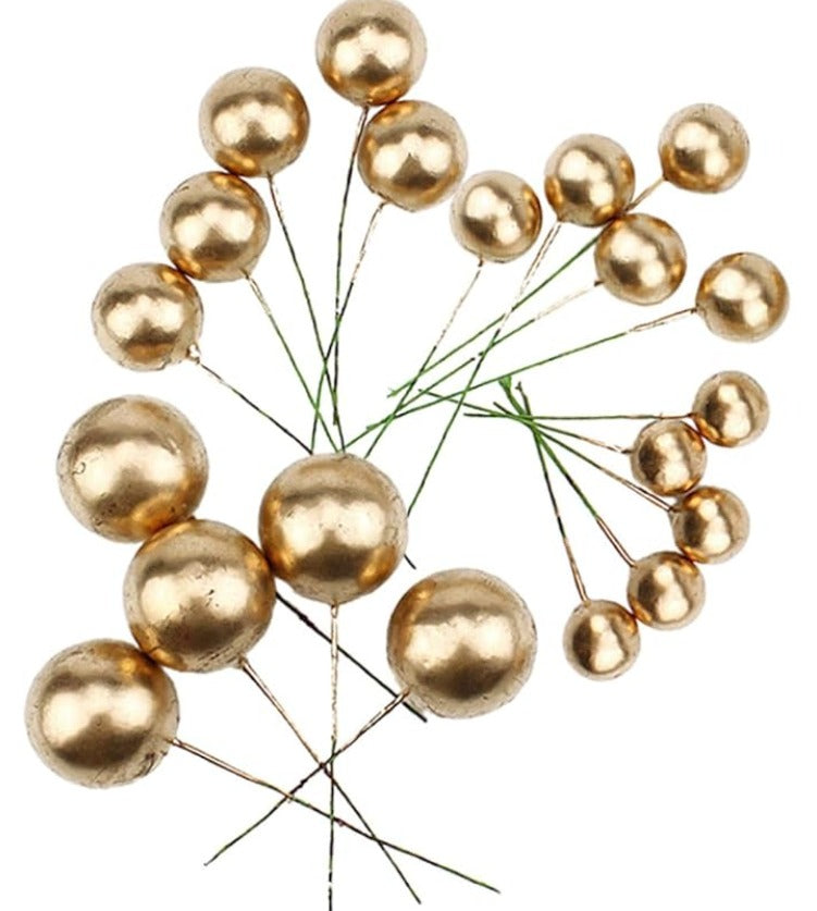 Ball Shaped Spheres | Decorative Edible Balls For Cake & Dessert Topping