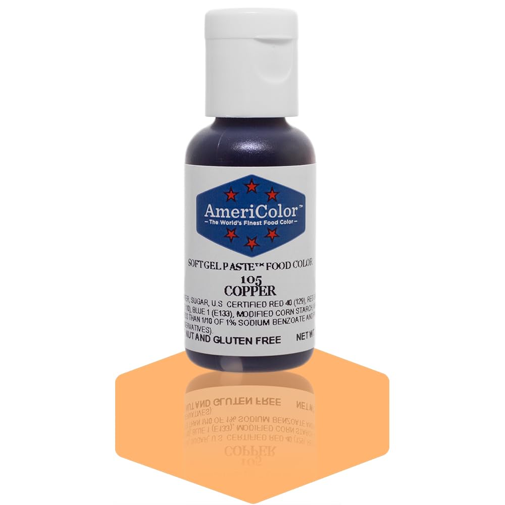 Americolor Copper Soft Gel Paste Food Color 21g