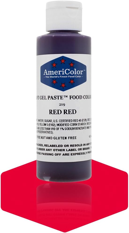 Americolor Red Red Soft Gel Paste Food Color 125g