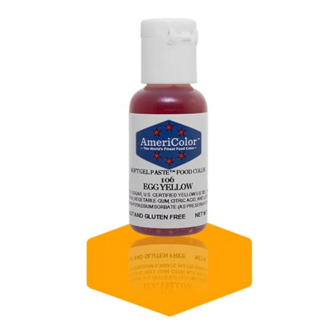 Americolor Egg Yellow Soft Gel Paste Food Color 21g
