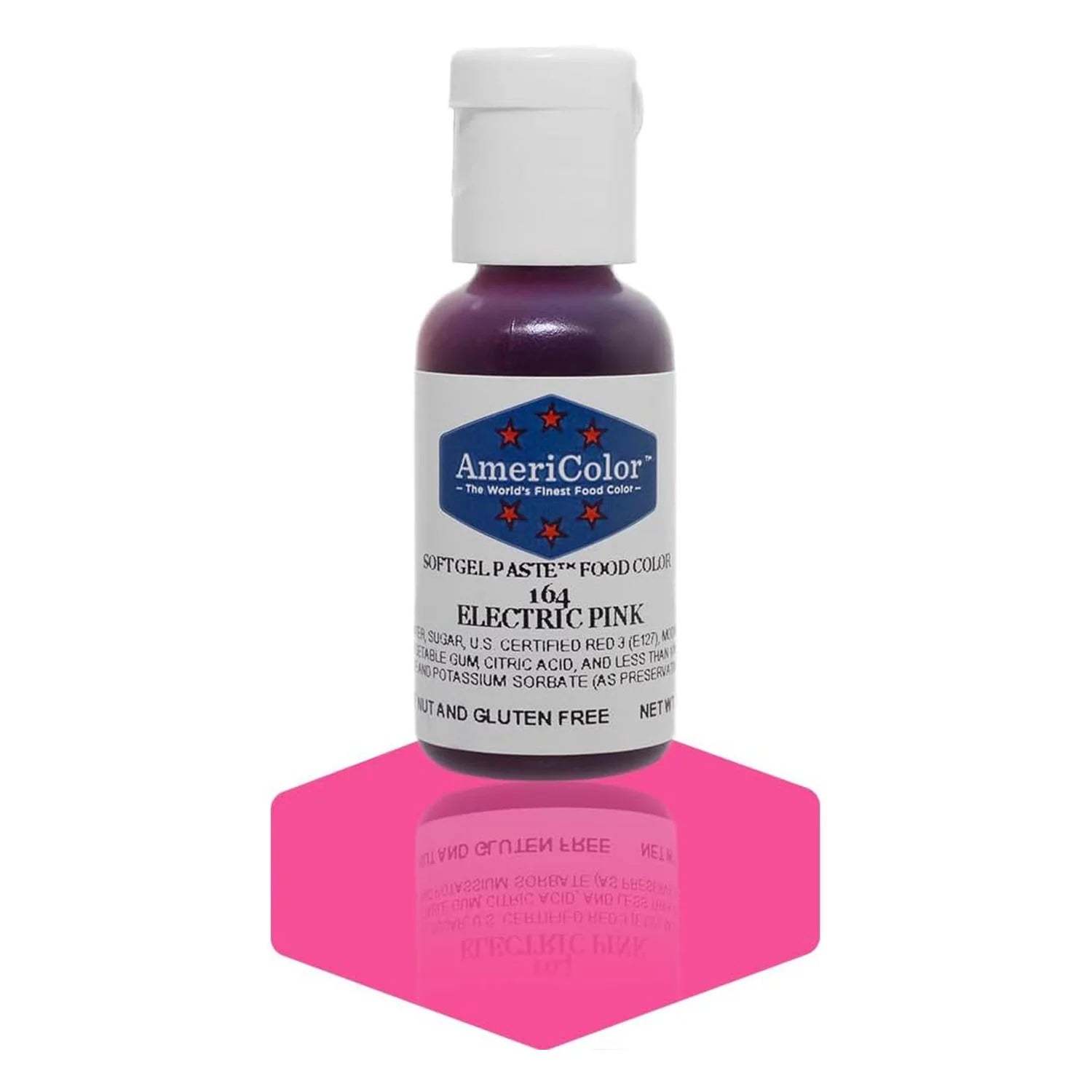 Americolor Electric Pink Soft Gel Paste Food Color 21g