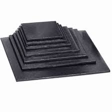 BLACK SQUARE NORMAL CAKE BOARD