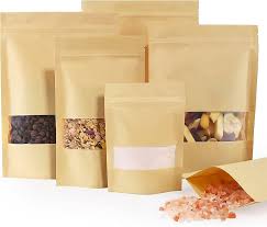 Brown Kraft Ziplock Bags