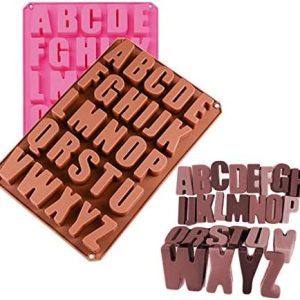 Silicone Uppercase Letter Mold – Perfect for Personalized Cakes, Chocolates & Crafts