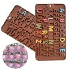 DOUBLE ALPHABET CHOCOLATE MOLD