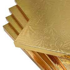 GOLD SQUARE CAKE DRUM