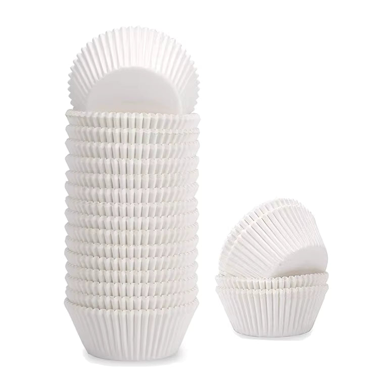 110mm White Cupcake Cases 1000pcs