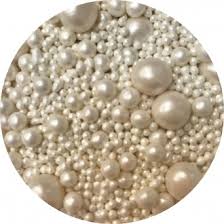 Mixed Size Edible Sugar Pearls – Textured Cake Decorations