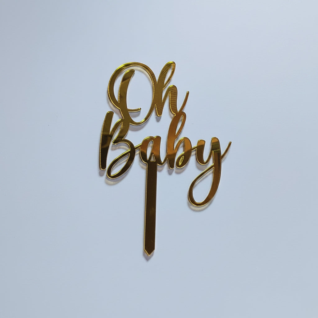 Oh Baby Topper | Baby Shower