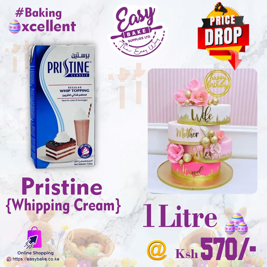 Pristine Whipping Cream – 1 Litre