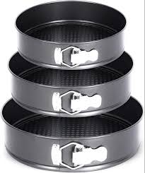ROUND SPRINGFORM TIN SET OF 3PCS