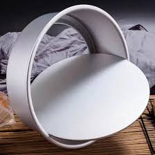 ROUND TIN 10" REMOVABLE BOTTOM