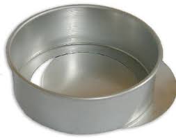 ROUND TIN 10" REMOVABLE BOTTOM