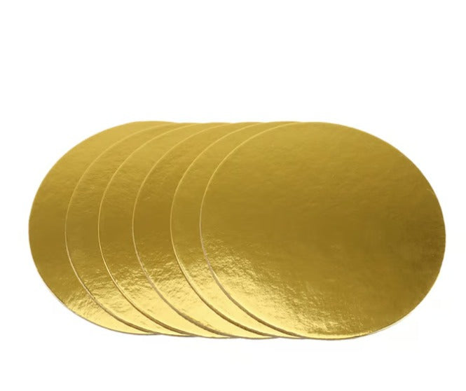 Gold Thin Round Cake Board – Sleek, Durable Base For Cake Presentation