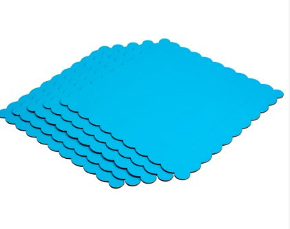 Square Scalloped Blue Boards