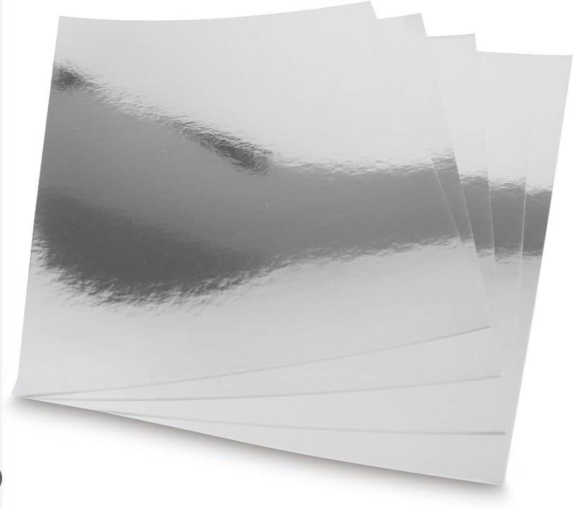 Silver Mirror A4 Board