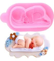 SLEEPING SILICONE BABY MOLD BIG