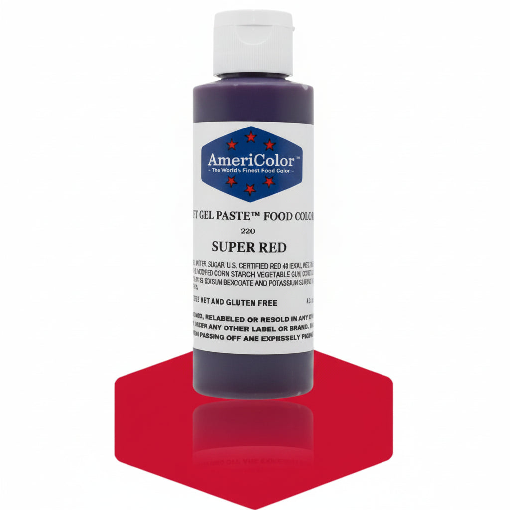 Americolor Super Red Soft Gel Paste Food Color 125g