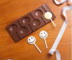 Silicone Lollipop Mold – Smiley Design
