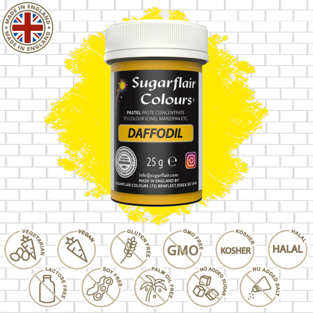 Sugarflair Paste Colour Pastel -DAFFODIL 25g