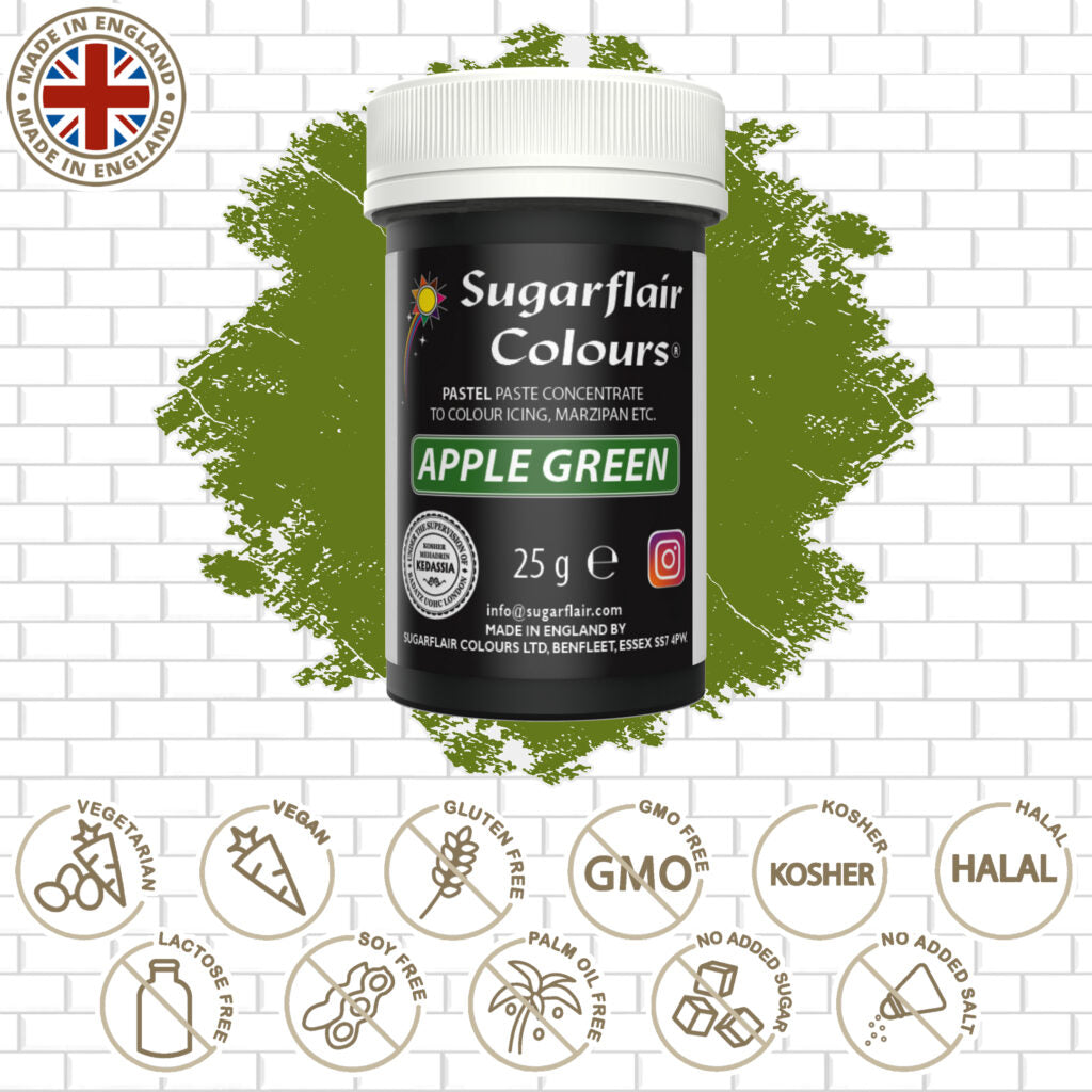 Sugarflair Pastel Paste - Apple Green
