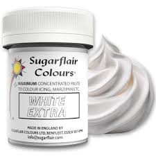 Sugarflair Extra White Edible Paint – Perfect for Cake and Confectionery Detailing