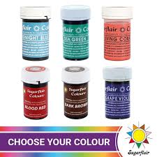 Sugarflair Spectral Paste Colours – Vibrant Edible Food Colouring for Cake Decorating