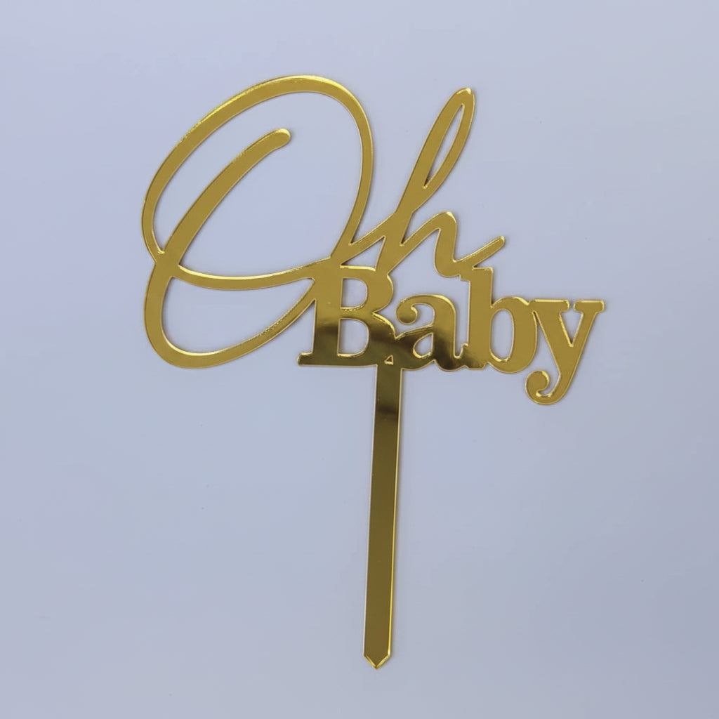 Oh Baby Topper | Baby Shower