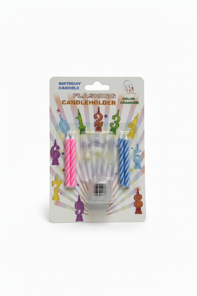 Led Number Candle – Light-Up Cake Topper