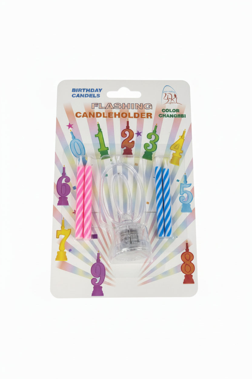 Led Number Candle – Light-Up Cake Topper