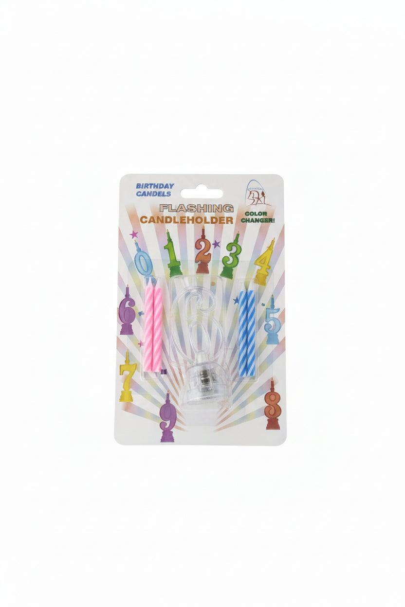 Led Number Candle – Light-Up Cake Topper