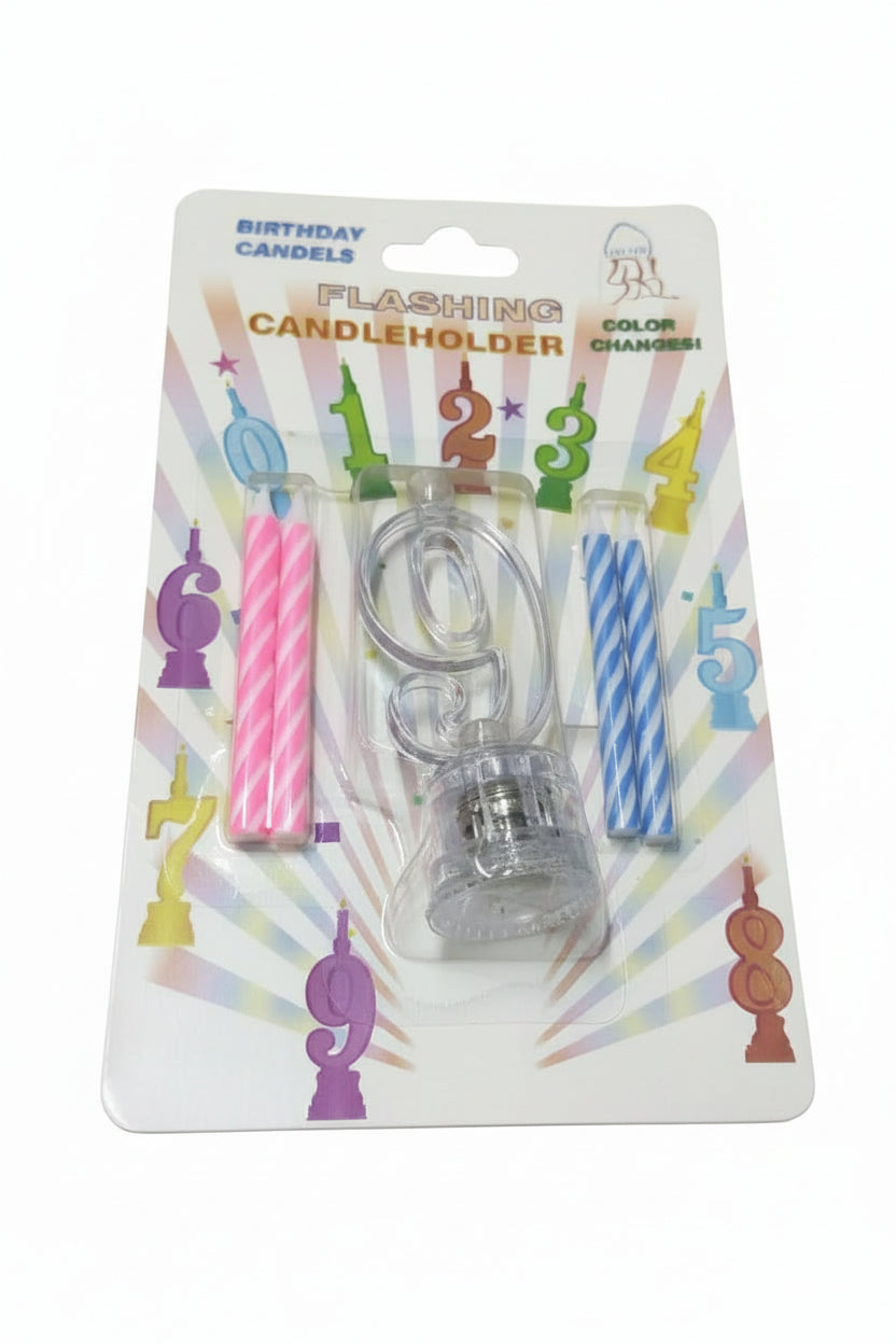 Led Number Candle – Light-Up Cake Topper