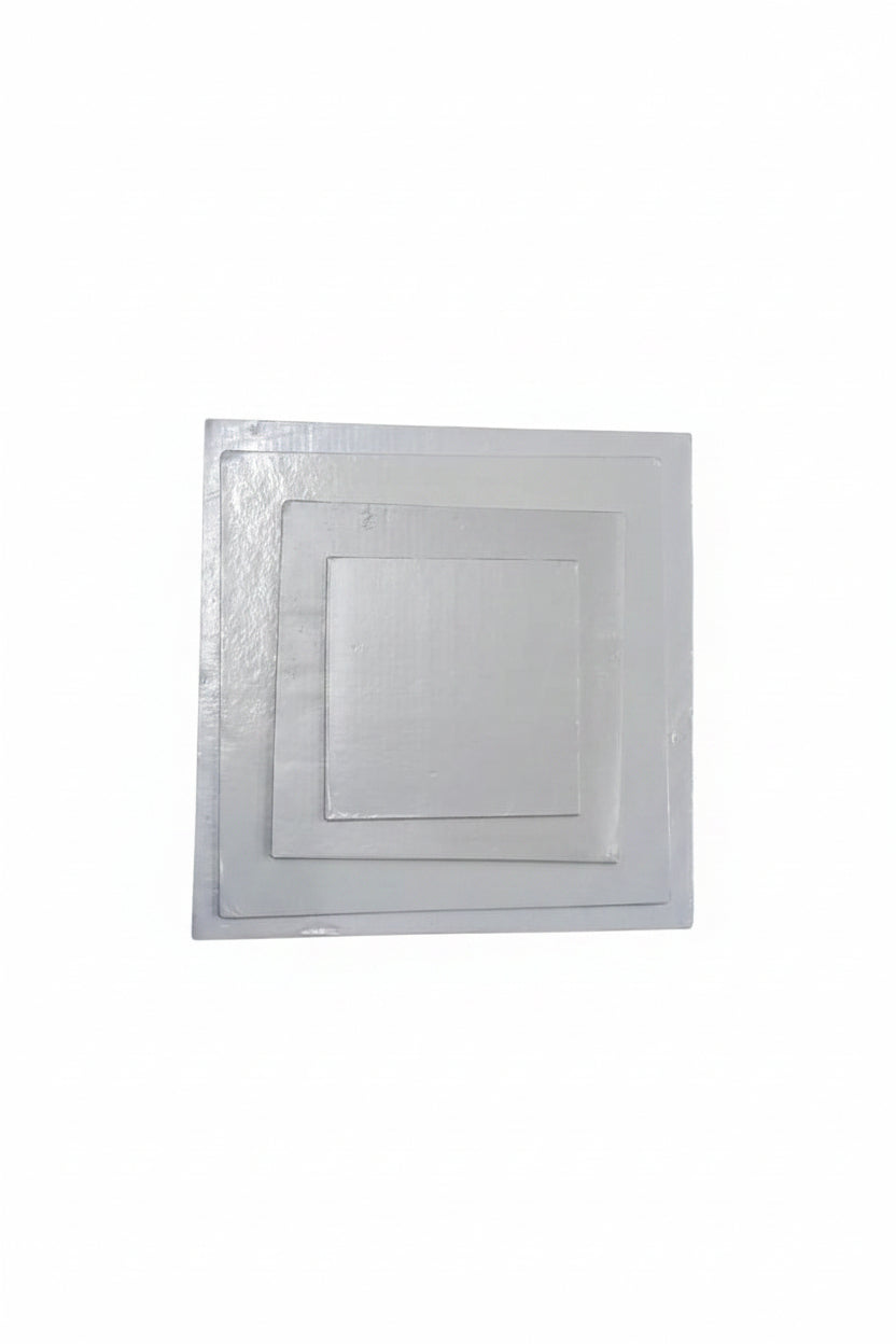 White Square Cake Board – Clean, Strong Base For All Cake Shapes