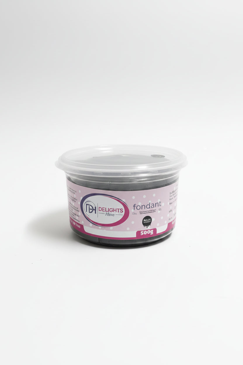 Delights Hive Black Fondant