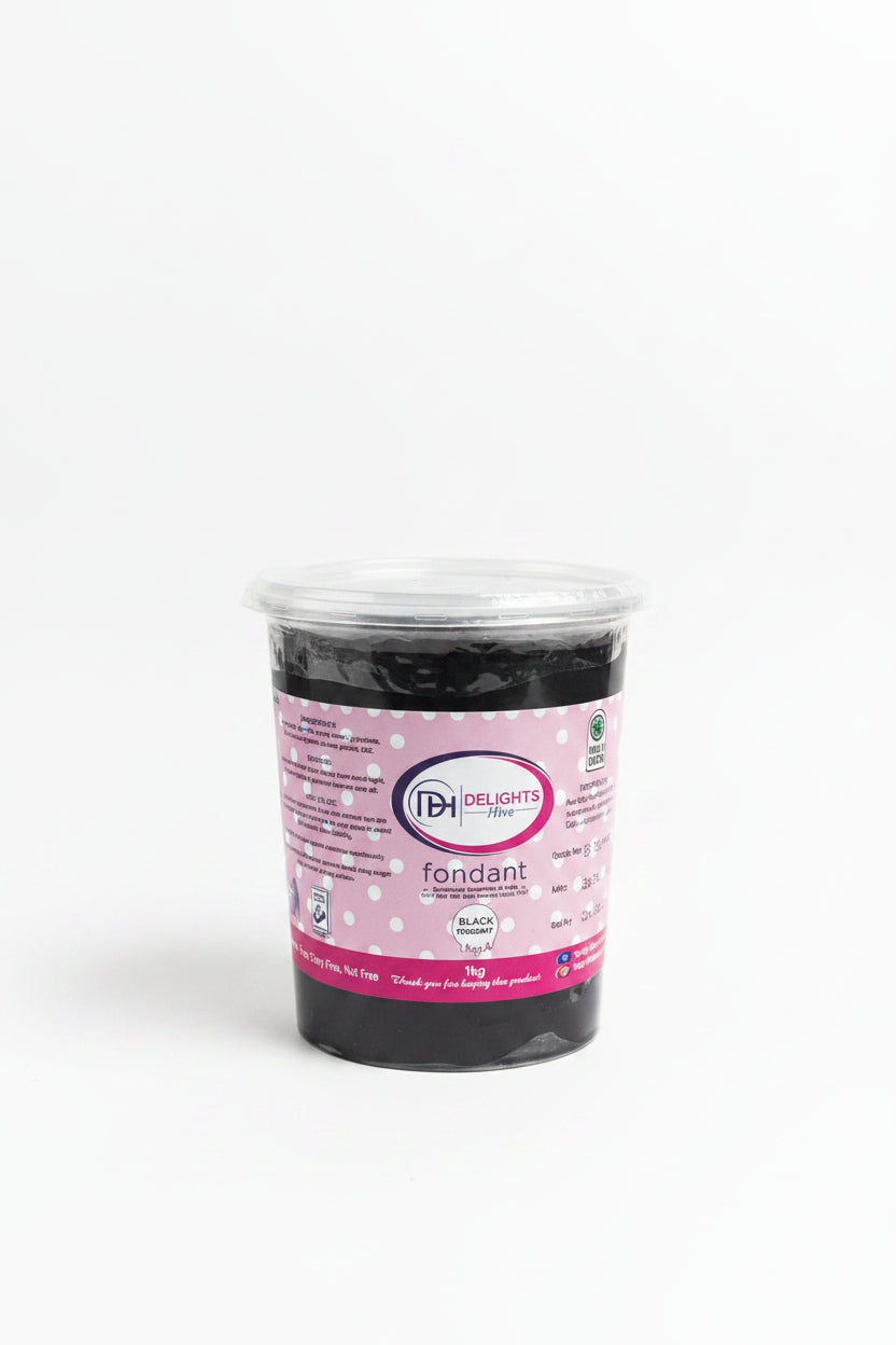 Delights Hive Black Fondant
