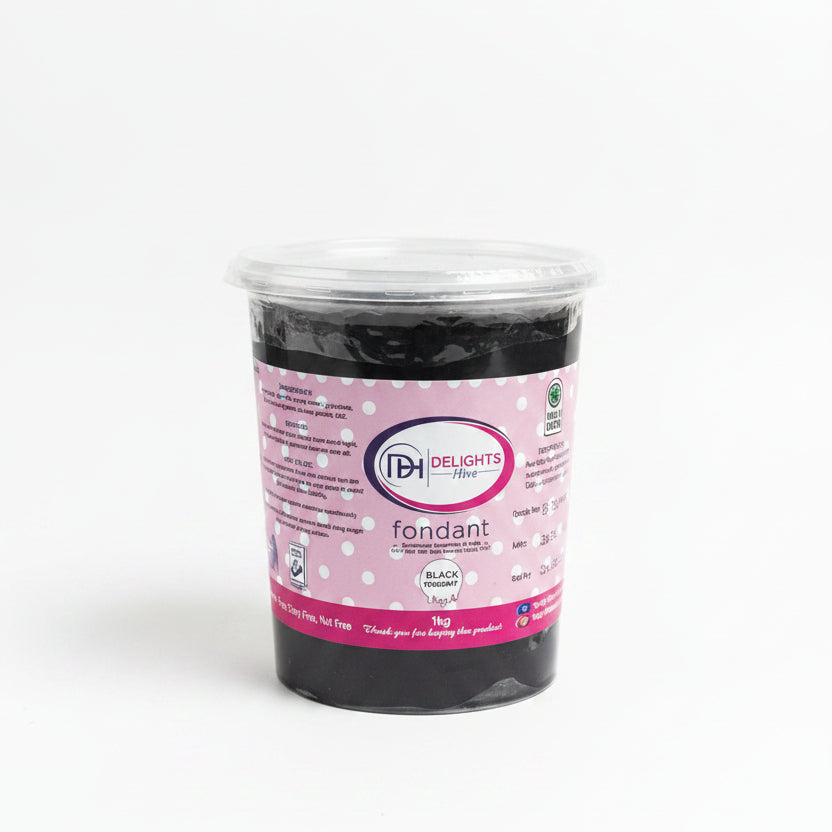 Delights Hive Black Fondant 1kg