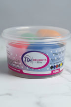 Delights Hive assorted Fondant 500G ( Black, Yellow , Green , Red and Blue )