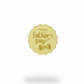 Acrylic Happy Fathers Day Disc Toppers