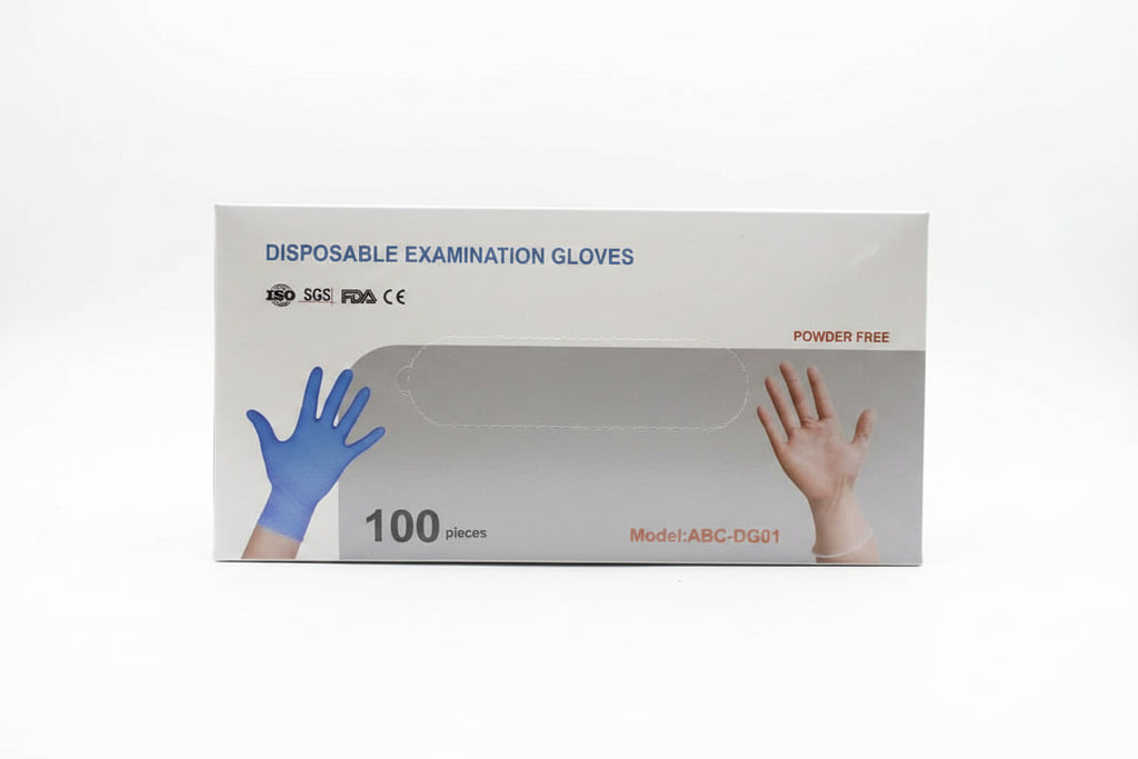Blue Disposable Nitrile Gloves