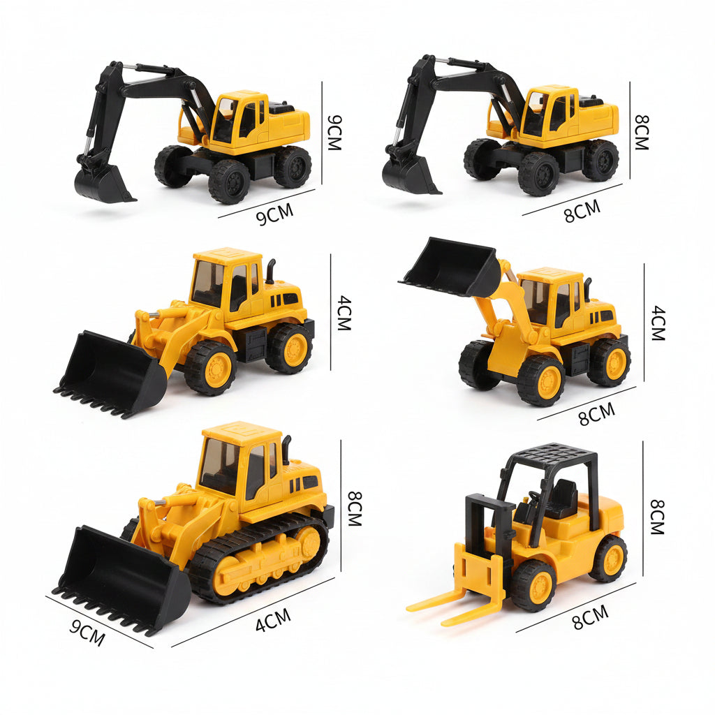 6 Piece Set Engineering Truck