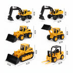 6 Piece Set Engineering Truck